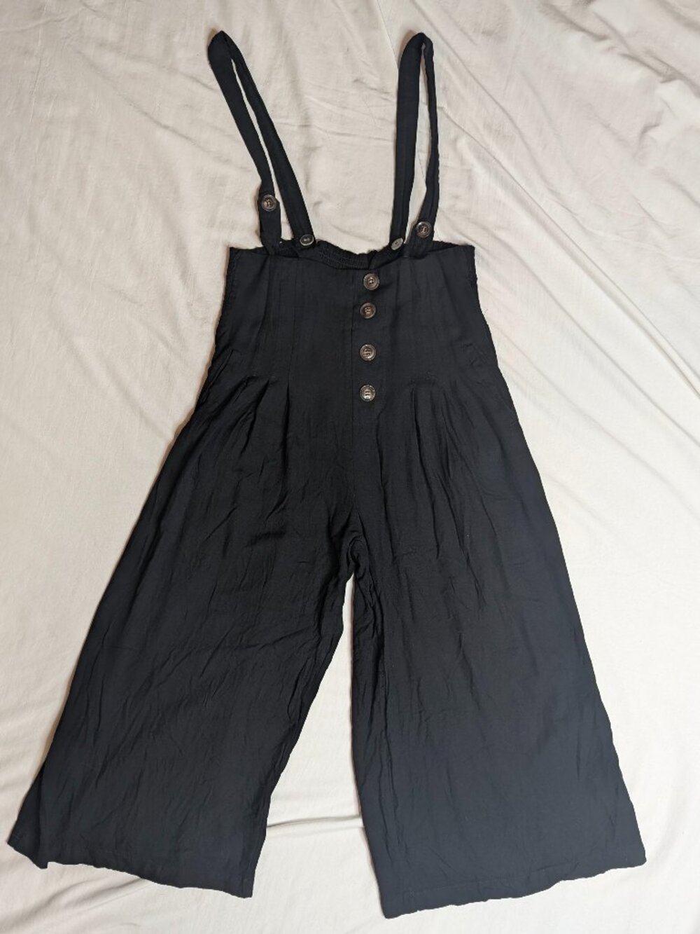 Vici Black Overall style One Piece, Size Small